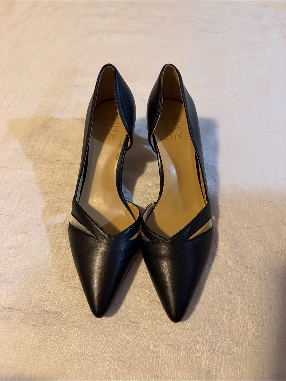 Naturalizer Women's Black Pointed D'Orsay Pumps